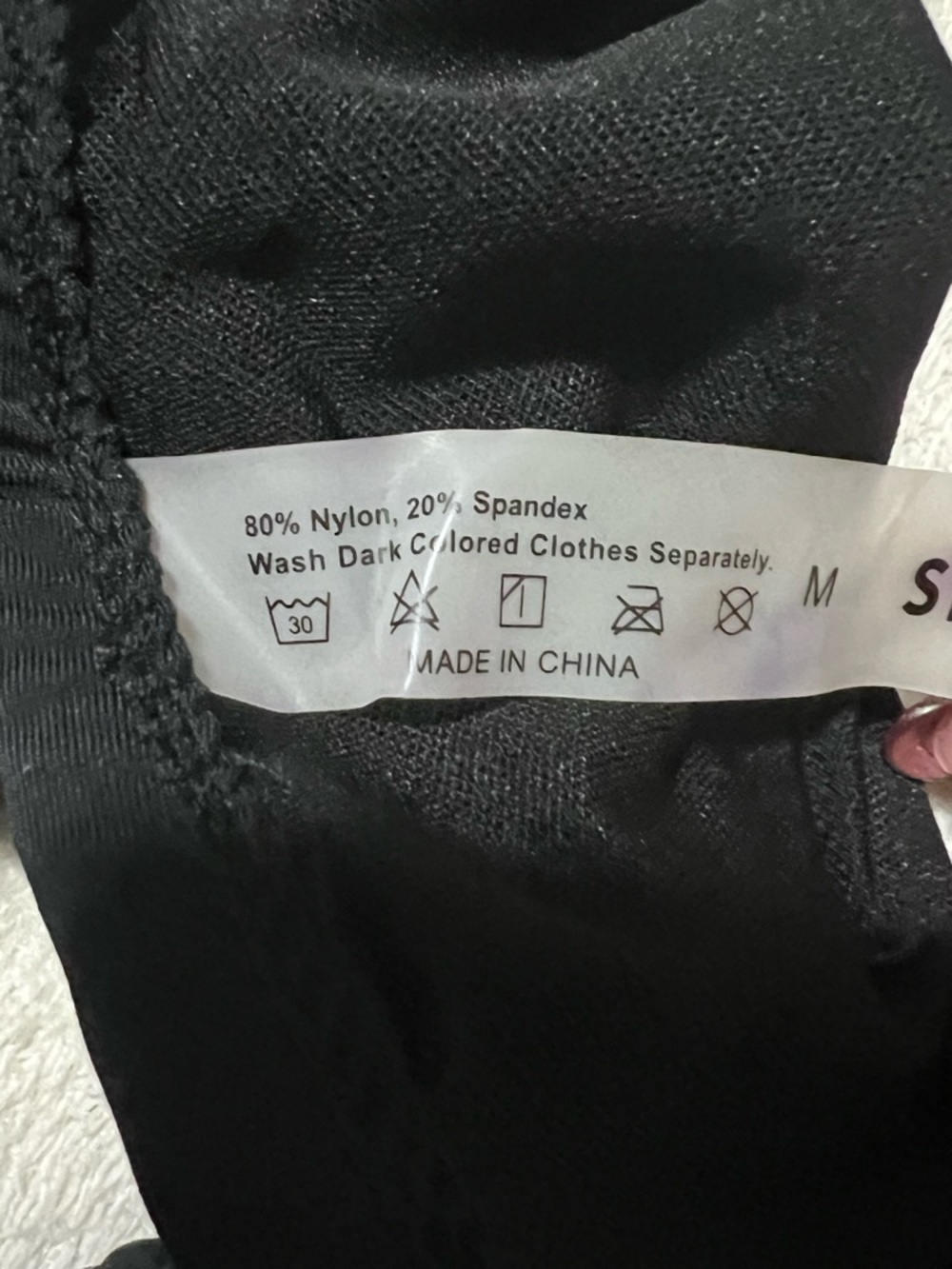 SHEIN Black Tie-Side Bikini Bottom - Picture 4 of 4